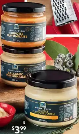 ALDI Manger & O'Neill Flavoured Mayonnaise offer