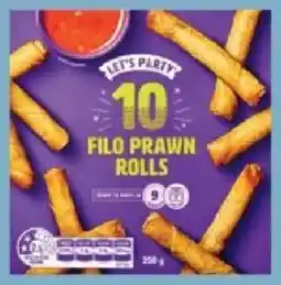 ALDI Filo Prawn Rolls offer