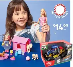 ALDI Steffi Playsets or Dickie Assortment offer