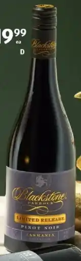 ALDI Blackstone Paddock Limited Release Tasmanian Pinot Noir 2023 offer