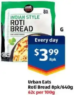 ALDI Urban Eats Roti Bread offer