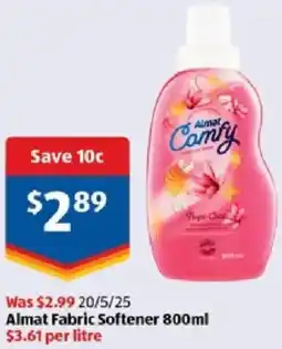 ALDI Almat Fabric Softener offer