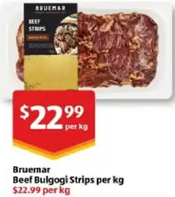 ALDI Bruemar Beef Bulgogi Strips offer