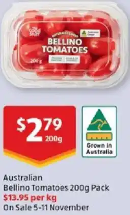 ALDI Australian Bellino Tomatoes offer