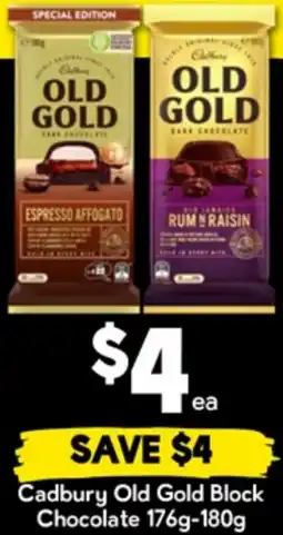 Drakes Cadbury Old Gold Block Chocolate offer