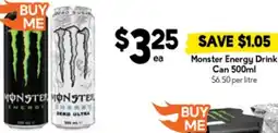 Drakes Monster Energy Drink Can offer