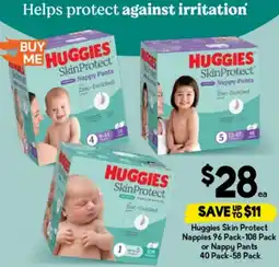 Drakes Huggies Skin Protect Nappies offer