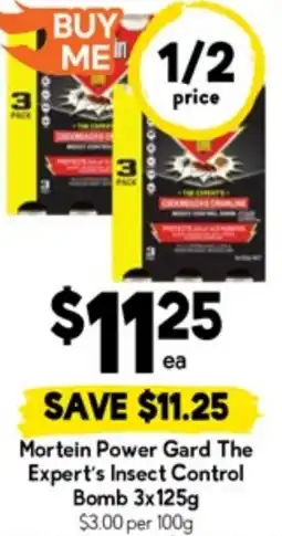 Drakes Mortein Power Gard The Expert's Insect Control Bomb offer