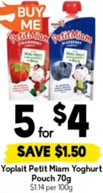 Yoplait Petit Miam Yoghurt Pouch