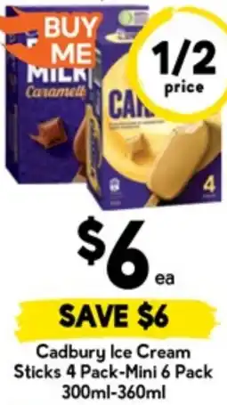 Drakes Cadbury Ice Cream Sticks offer