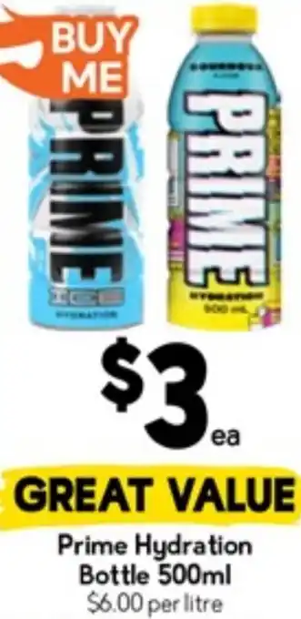 Prime Hydration Bottle