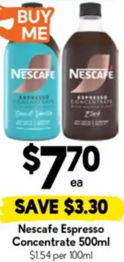 Drakes Nescafe Espresso Concentrate offer