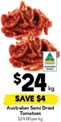 Drakes Australian Semi Dried Tomatoes offer