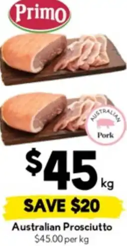 Drakes Australian Prosciutto offer