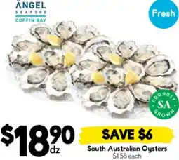 Drakes South Australian Oysters offer