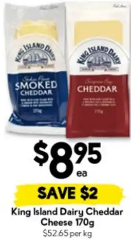Drakes King Island Dairy Cheddar Cheese offer