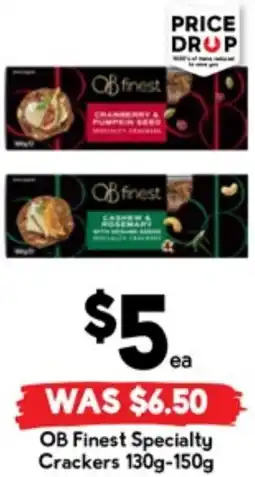 Drakes OB Finest Specialty Crackers offer