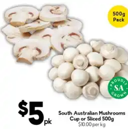 Drakes South Australian Mushrooms Cup or Sliced offer