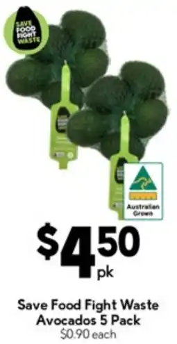 Drakes Save Food Fight Waste Avocados 5 Pack offer