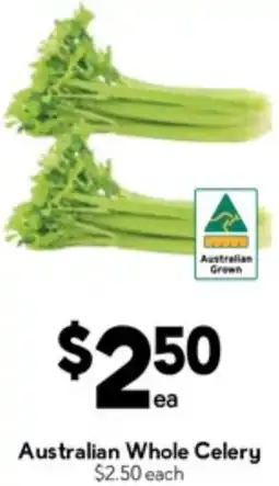 Drakes Australian Whole Celery offer