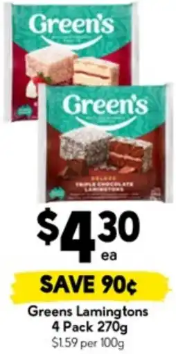 Drakes Greens Lamingtons offer