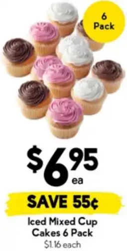 Drakes Iced Mixed Cup Cakes offer