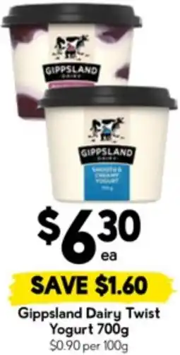Drakes Gippsland Dairy Twist Yogurt offer