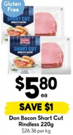 Drakes Don Bacon Short Cut Rindless offer