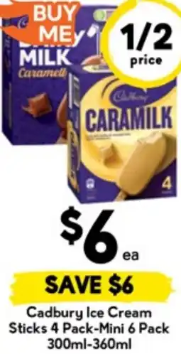 Drakes Cadbury Ice Cream Sticks offer