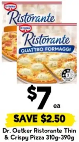 Drakes Dr. Oetker Ristorante Thin & Crispy Pizza offer