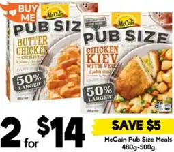 Drakes McCain Pub Size Meals offer