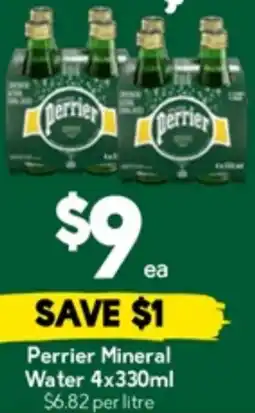 Drakes Perrier Mineral Water offer