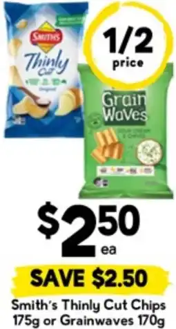 Drakes Smith's Thinly Cut Chips or Grainwaves offer