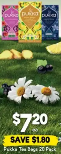 Drakes Pukka Tea Bags offer