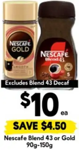 Drakes Nescafe Blend 43 or Gold offer