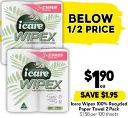 Drakes Icare Wipex Paper Towel offer