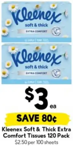 Drakes Kleenex Soft & Thick Extra Comfort Tissues offer