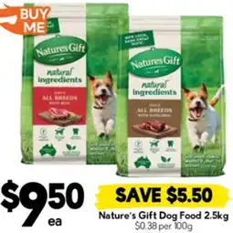 Drakes Nature's Gift Dog Food offer