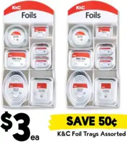Drakes K&C Foil Trays Assorted offer