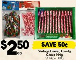 Drakes Vintage Luxury Candy Canes offer