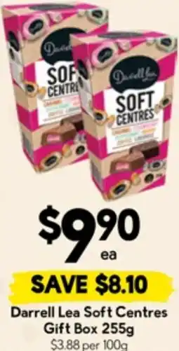 Drakes Darrell Lea Soft Centres Gift Box offer