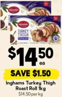 Drakes Inghams Turkey Thigh Roast Roll offer
