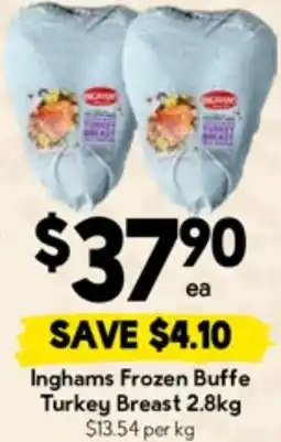 Drakes Inghams Frozen Buffe Turkey Breast offer