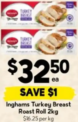 Drakes Inghams Turkey Breast Roast Roll offer