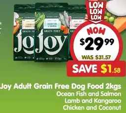 PetO Joy Adult Grain Free Dog Food offer
