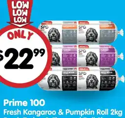 PetO Prime 100 Fresh Kangaroo & Pumpkin Roll offer