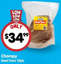 PetO Chompy Beef Ears offer