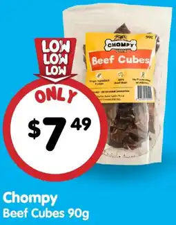 PetO Chompy Beef Cubes offer