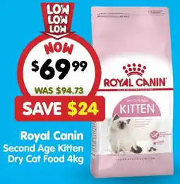 PetO Royal Canin Second Age Kitten Dry Cat Food offer