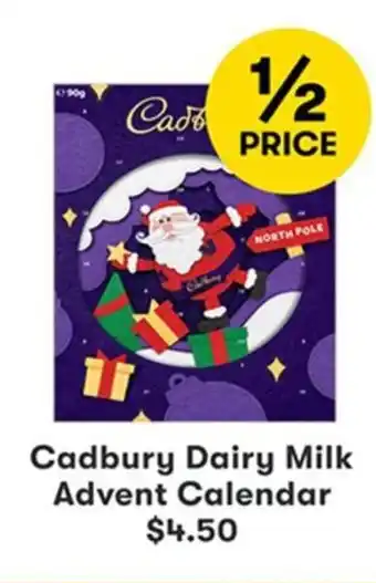 Cadbury dairy milk advent calendar